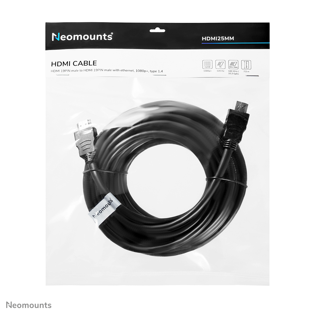 Neomounts HDMI25MM HDMI Kabel - 7.5 Meter